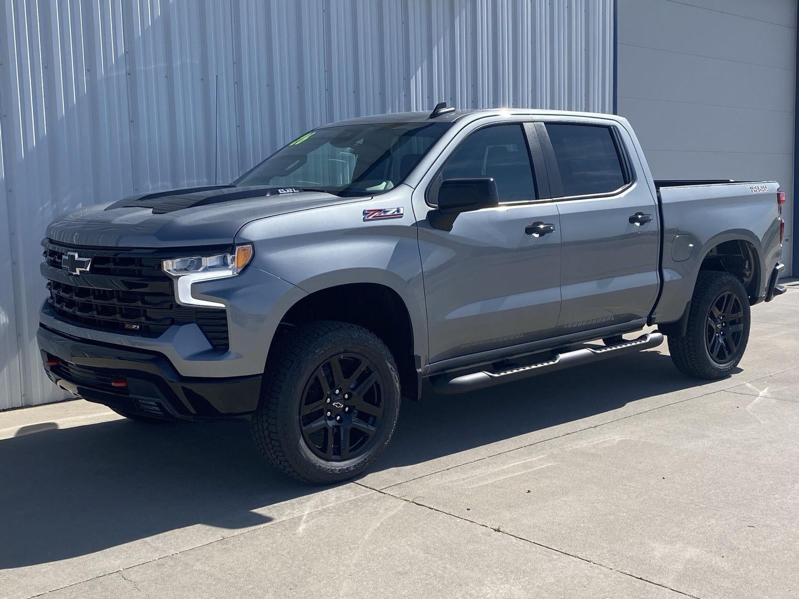 2026 Chevrolet Silverado 1500 LT Trail Boss in Sterling Gray Metallic — front three-quarter view