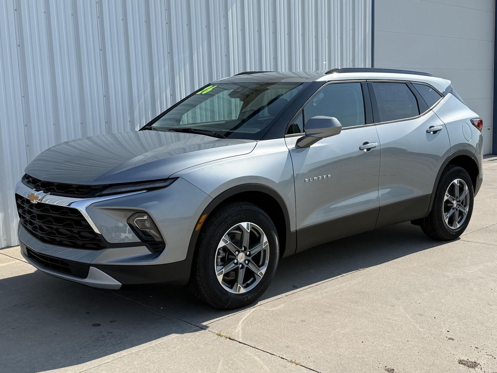2026 Chevrolet Blazer 2LT in Sterling Gray Metallic — front three-quarter view