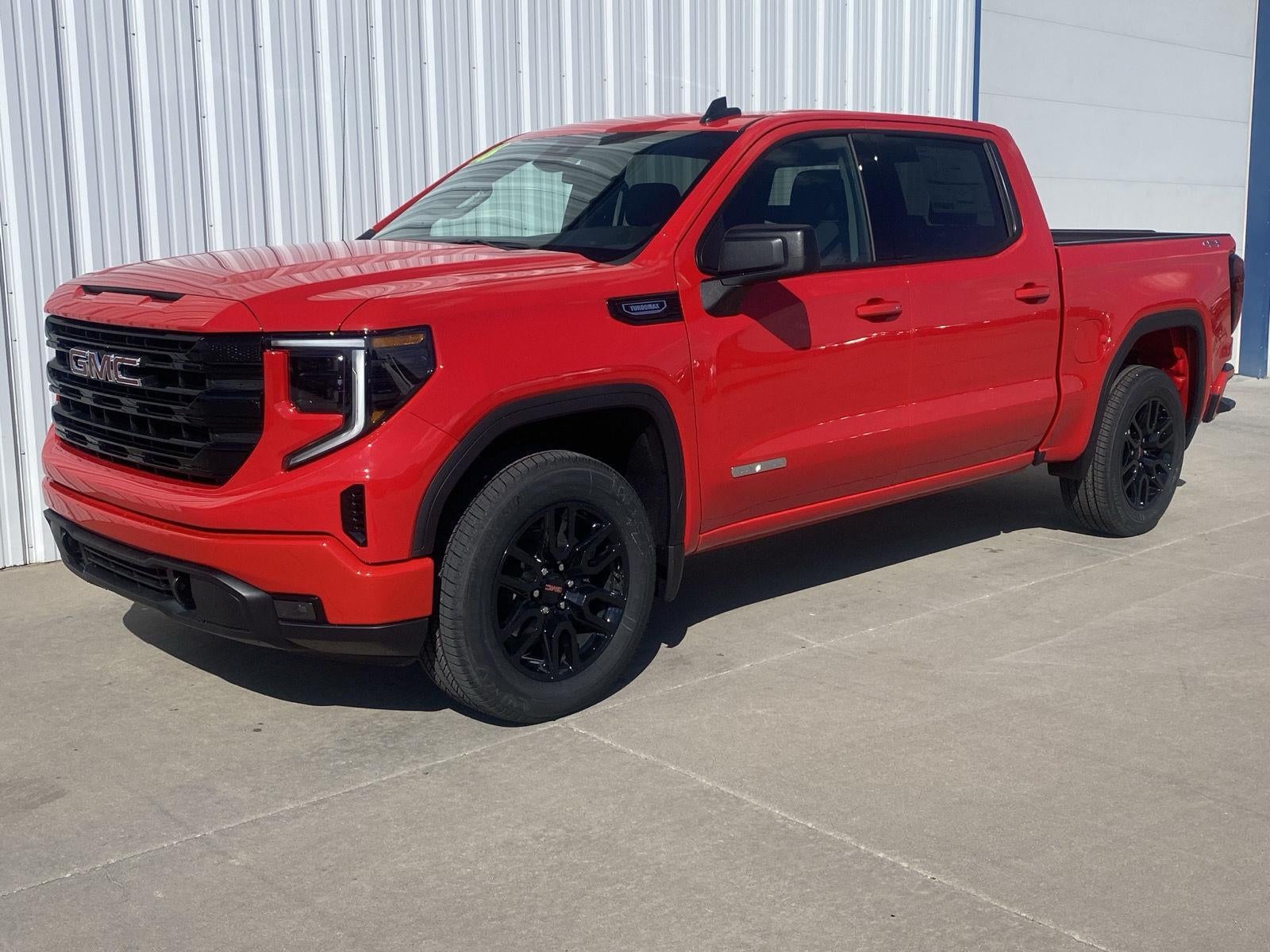2026 GMC Sierra 1500 Elevation in Cardinal Red — front three-quarter view