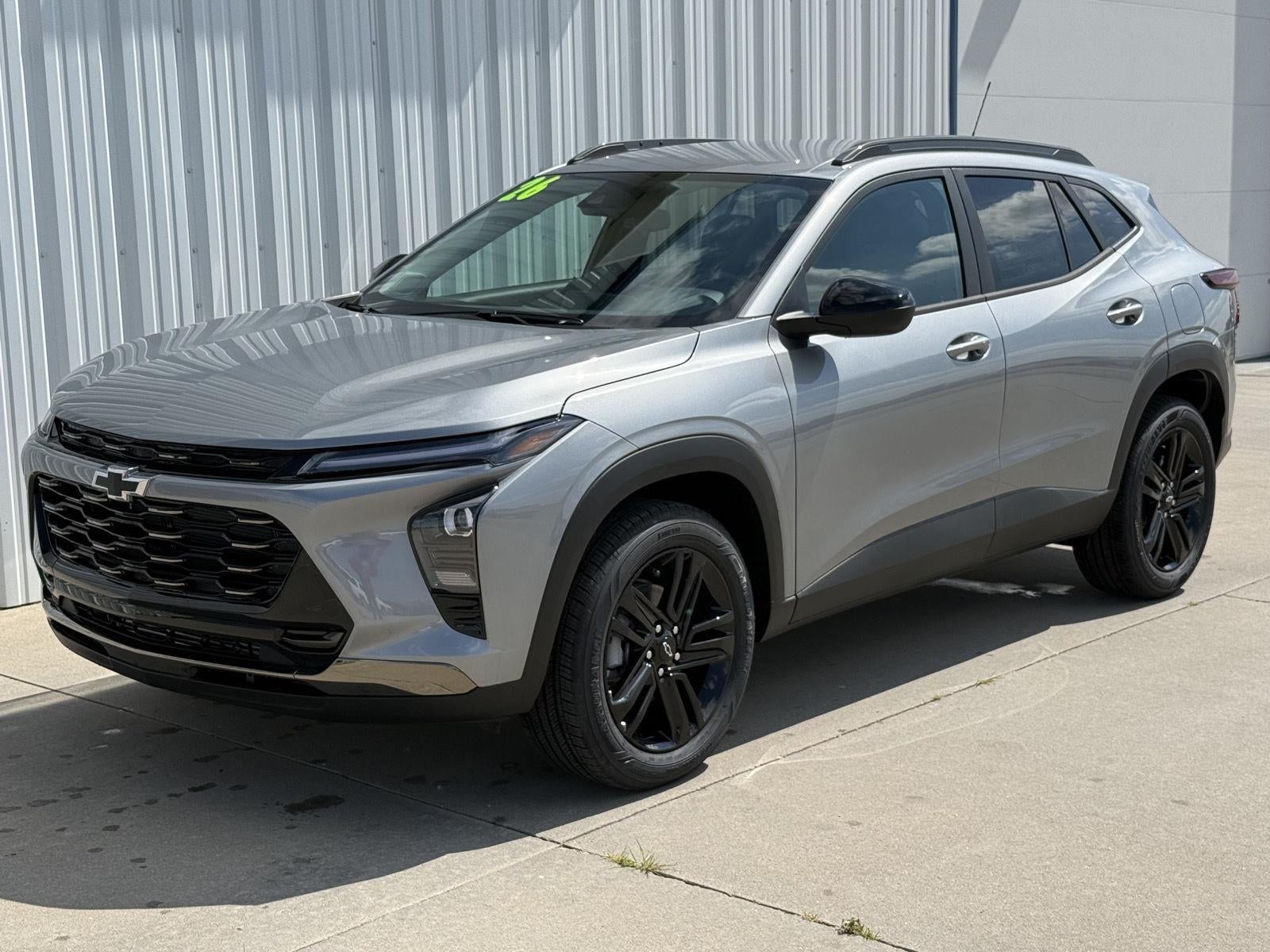 2026 Chevrolet Trax ACTIV in Sterling Gray Metallic — front three-quarter view